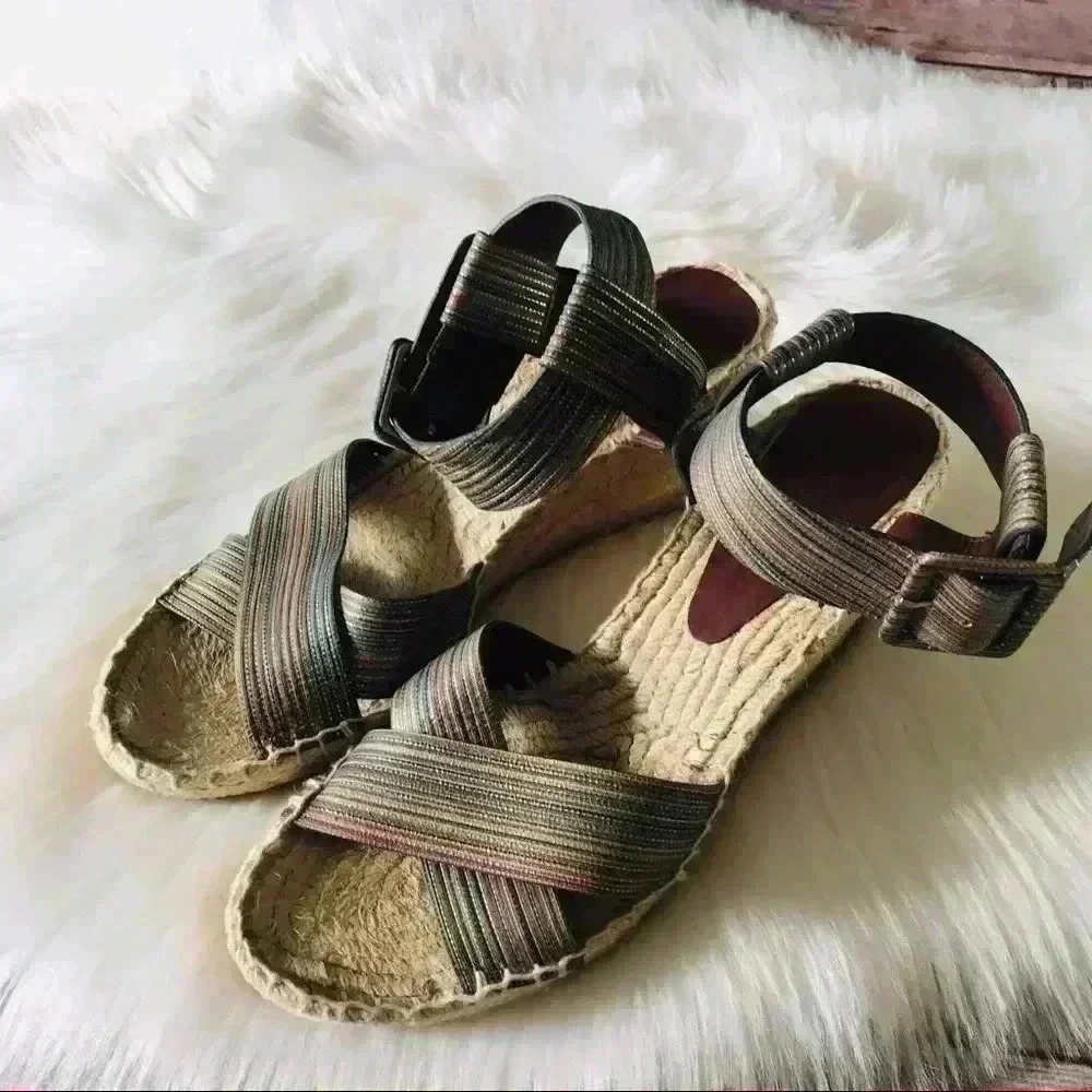 Vince Espadrilles Wedges Sandals Shoes Sz 9